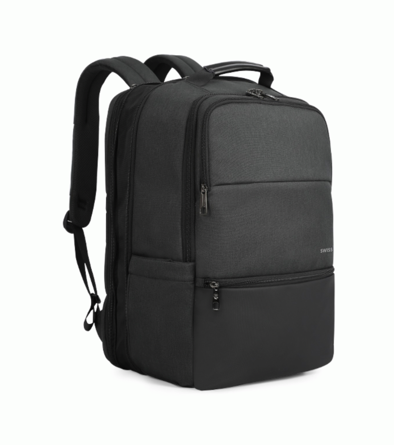 LAPTOP BACKPACK GUIDE SWISSTEN 15,6", ČERNÁ