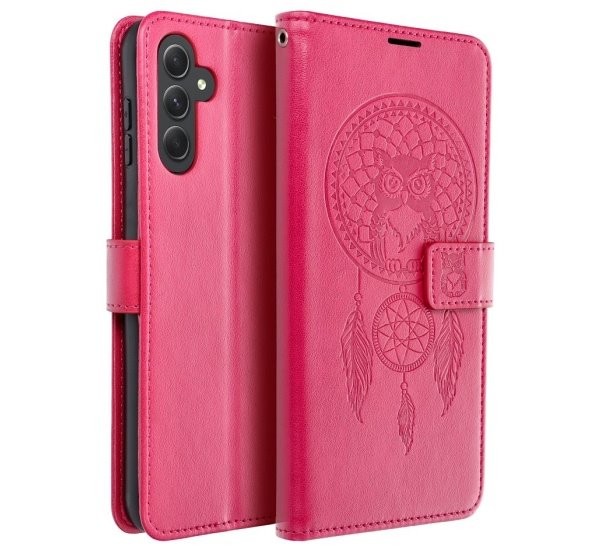 Flipové pouzdro MEZZO Book case pro Motorola Moto G67 / G77, dreamcatcher magenta