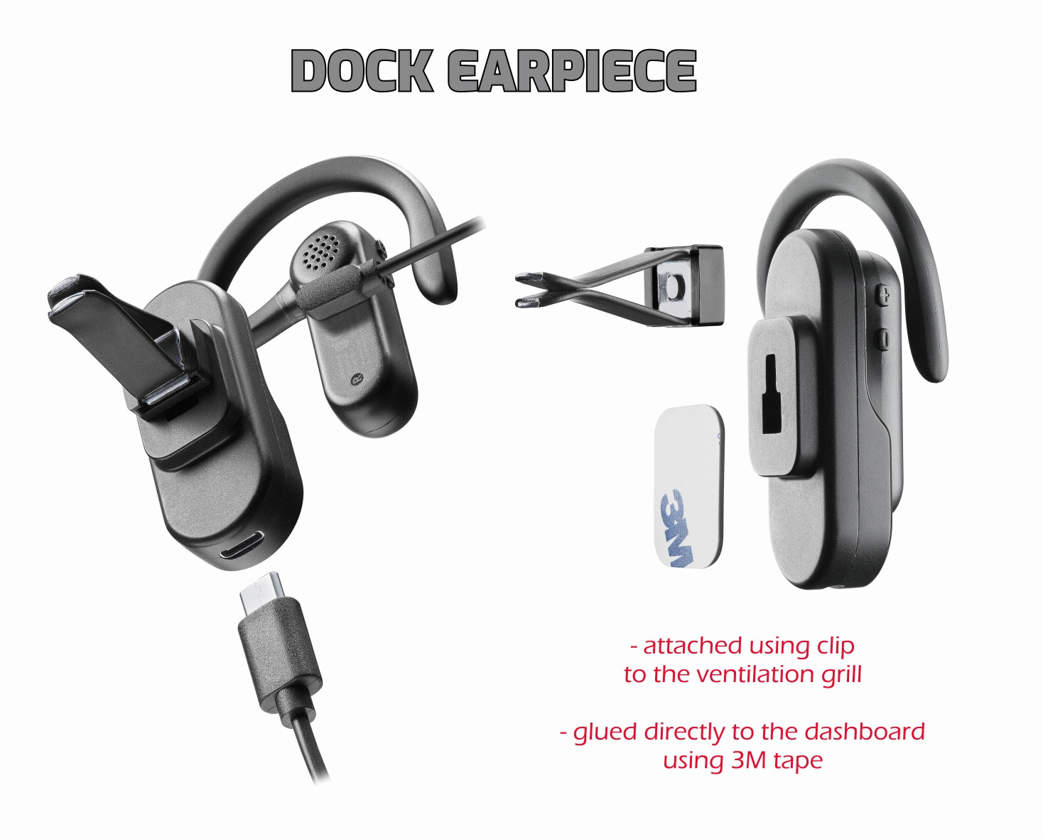 BLUETOOTH HEADSET SWISSTEN DOCK EARPIECE, ČERNÁ