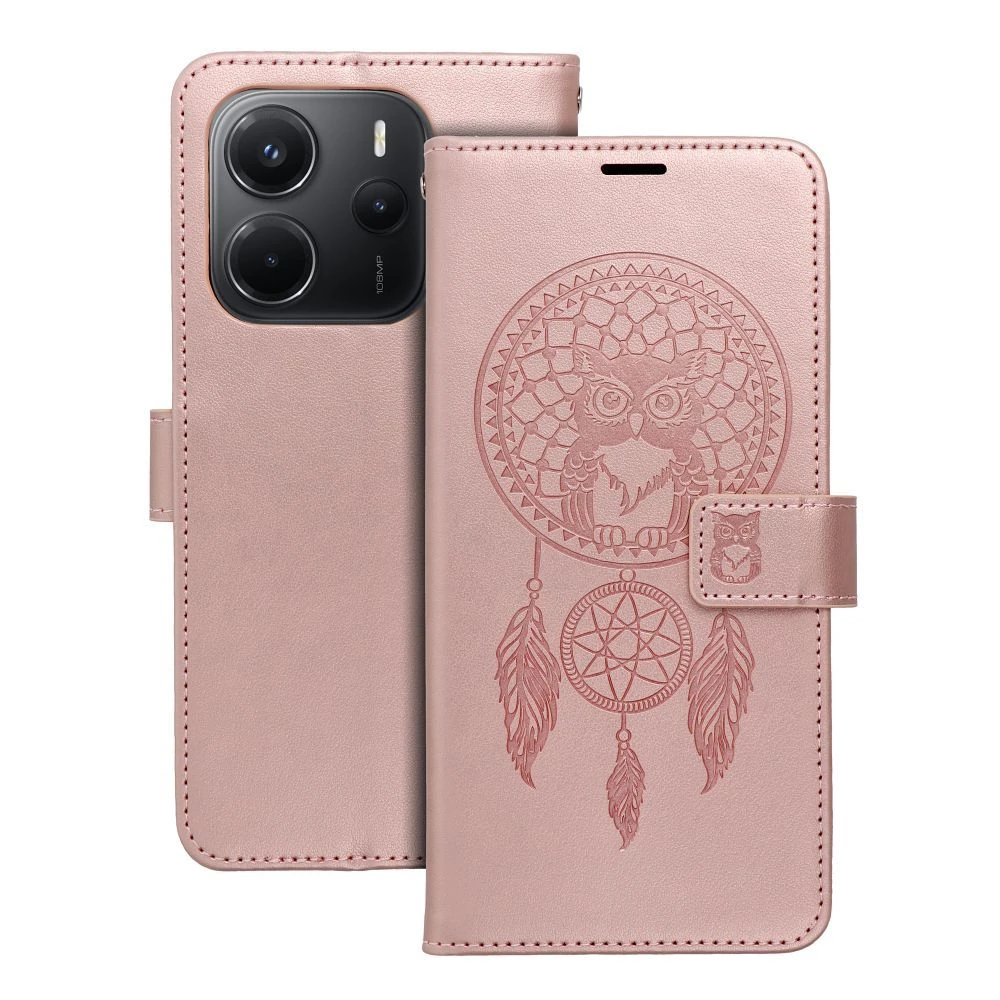 MEZZO Book case for XIAOMI Motorola G17 dreamcatcher rose gold