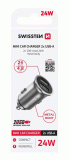 ADAPTÉR SWISSTEN CL 2x USB 4,8A METAL, STŘÍBRNÁ