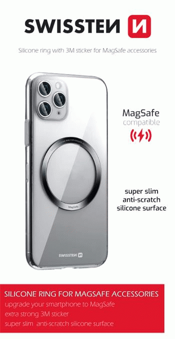 SILIKONOVÁ PODLOŽKA SWISSTEN pro MagSafe pouzdra