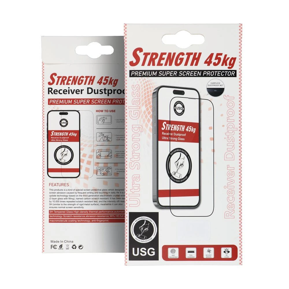 Tempered Glass ULTRA STRONG 45kg for SAMSUNG S24 FE