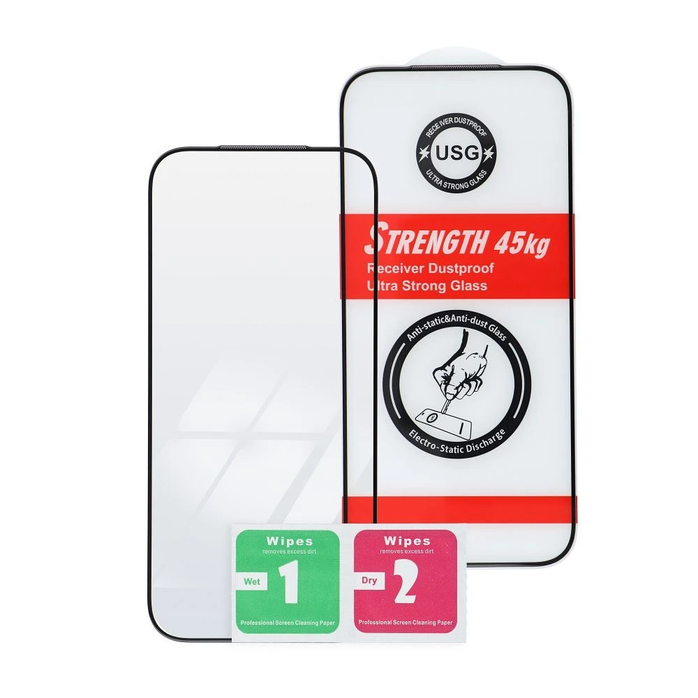 Tempered Glass ULTRA STRONG 45kg for IPHONE 15 PRO MAX
