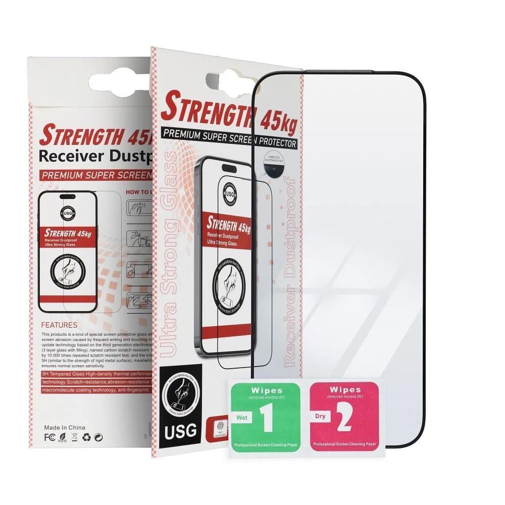 Tempered Glass ULTRA STRONG 45kg for IPHONE 14 PRO