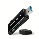 Čtečka karet AXAGON CRE-S2N, USB-A 3.2 Gen 1 - SUPERSPEED, 2-slot & lun SD/microSD, podpora UHS-I