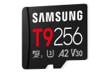 Paměťová karta Samsung T9/Micro SDXC/256GB/UHS-I U3 / Class 10/+ Adaptér/ Černá