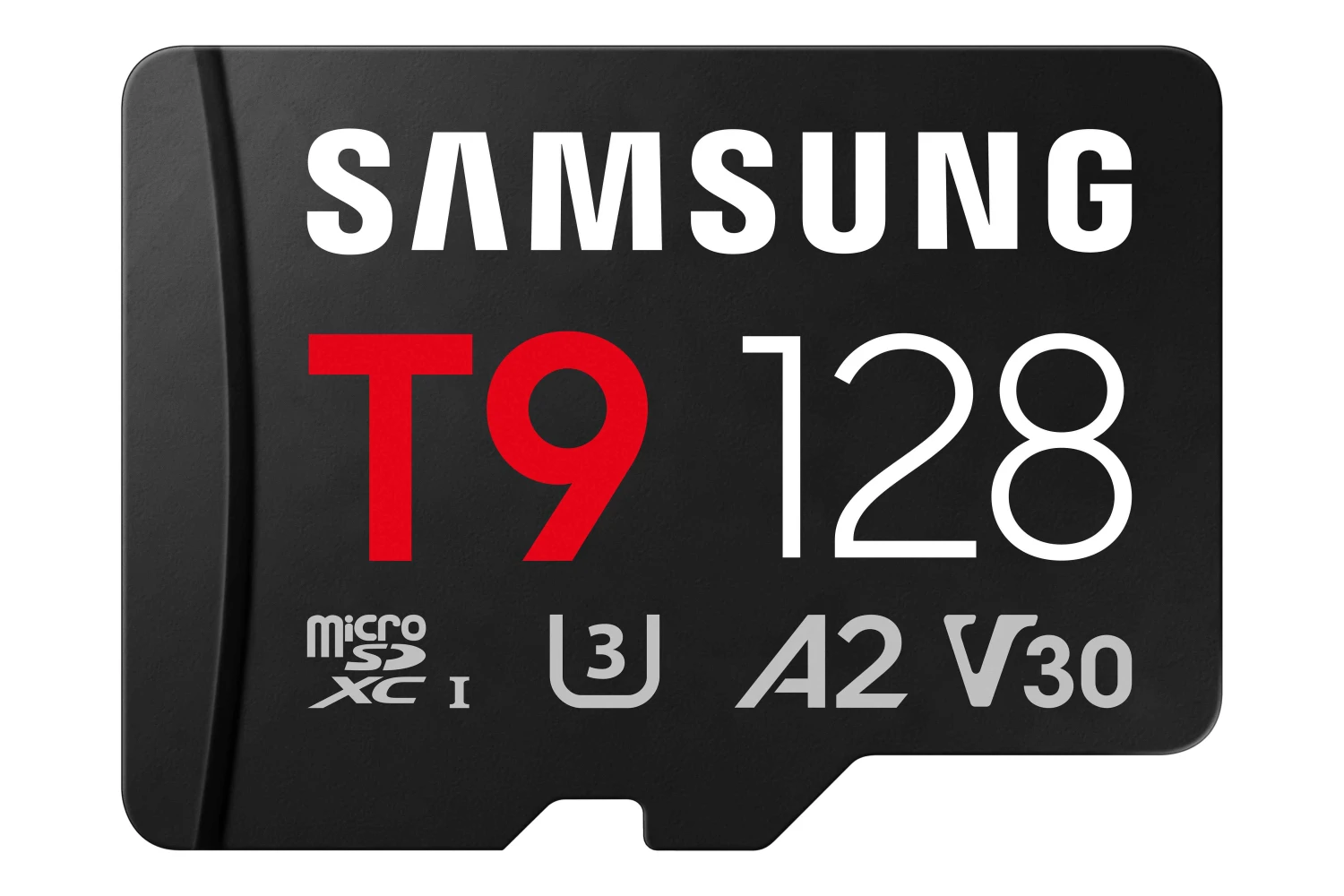 Paměťová karta Samsung T9/Micro SDXC/128GB/UHS-I U3 / Class 10/+ Adaptér/ Černá