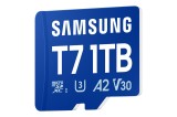 Paměťová karta Samsung T7/Micro SDXC/1TB/UHS-I U3 / Class 10, modrá