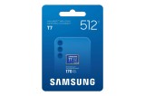 Paměťová karta Samsung T7/Micro SDXC/512GB/UHS-I U3 / Class 10, modrá