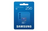 Paměťová karta Samsung T7/Micro SDXC/256GB/UHS-I U3 / Class 10, modrá