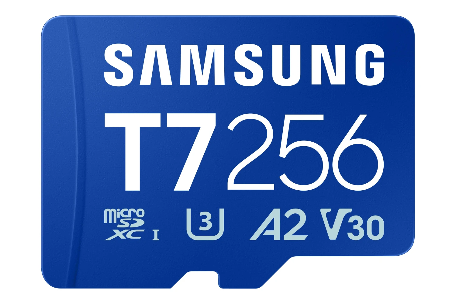 Paměťová karta Samsung T7/Micro SDXC/256GB/UHS-I U3 / Class 10, modrá
