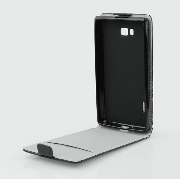 Pouzdro, obal, kryt typu flip na HTC Desire 620 ForCell Slim Flexi černé