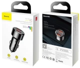 Nabíječka do auta Baseus Magic Series USB-A/USB-A 45W, černá