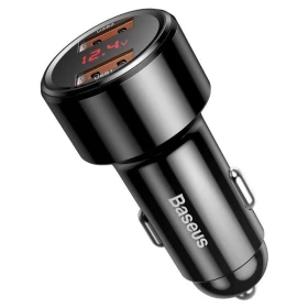 Nabíječka do auta Baseus Magic Series USB-A/USB-A 45W, černá