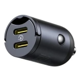 Mini nabíječka do auta Baseus Tiny Star USB-C/USB-C 30W Cosmic, černá