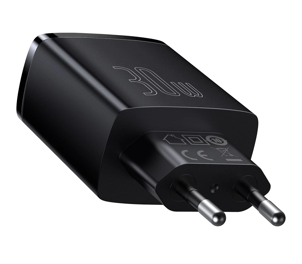 Nabíječka USB-C Baseus CCXJ-E01 Compact Quick 30W, černá