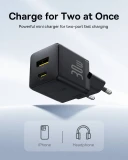 Nabíječka USB-A + USB-C Baseus Palm Fast 30W, černá