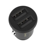 Nabíječka do auta Baseus CCALL-ML01 Grain 15.5W 2x USB, černá