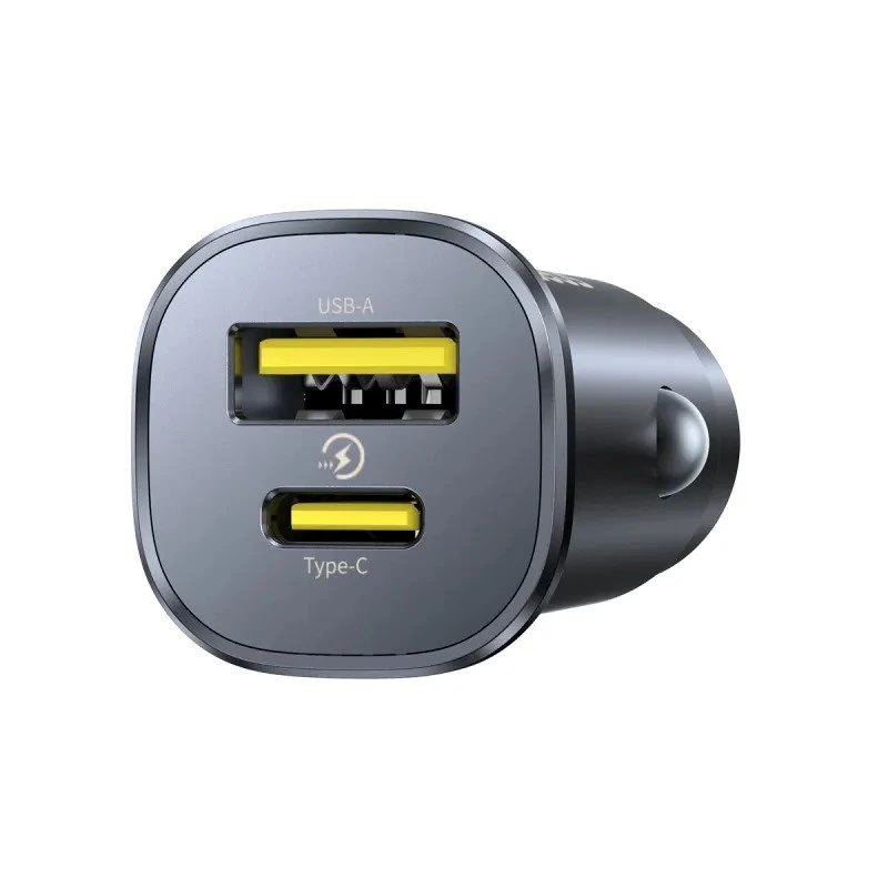 Nabíječka do auta Baseus GoTrip USB-C/USB-A 30W Cosmic, černá