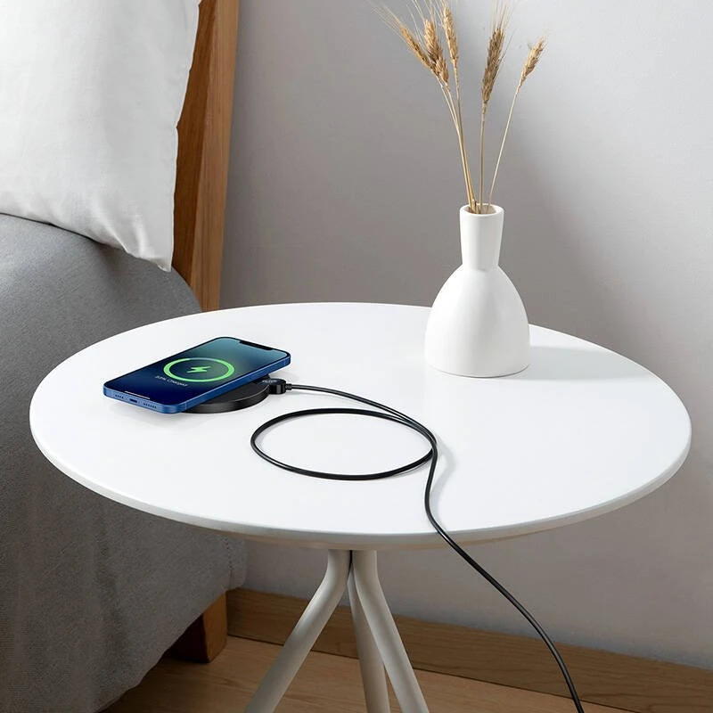 Bezdrátová nabíječka Baseus Digital LED Displej Gen 2, 15W, černá