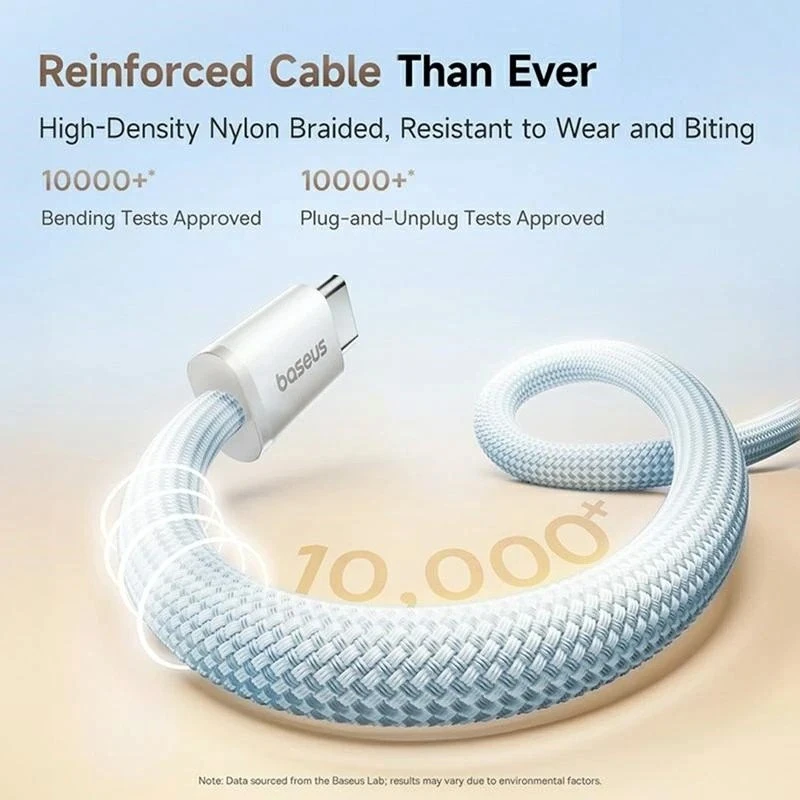 Datový kabel Baseus Dynamic 4 Pro Series USB-C - USB-C 100W 1m, modrá