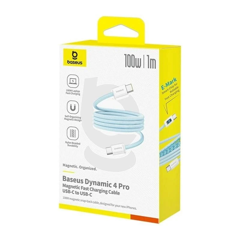 Datový kabel Baseus Dynamic 4 Pro Series USB-C - USB-C 100W 1m, modrá
