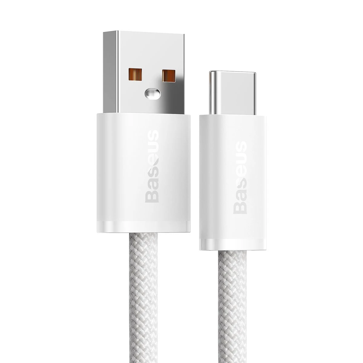 Datový kabel Baseus Dynamic Series Fast Charging USB-A - USB-C 100W 2m, bílá