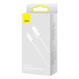 Datový kabel Baseus Dynamic Series Fast Charging USB-A - Lightning 2.4A 1m, bílá