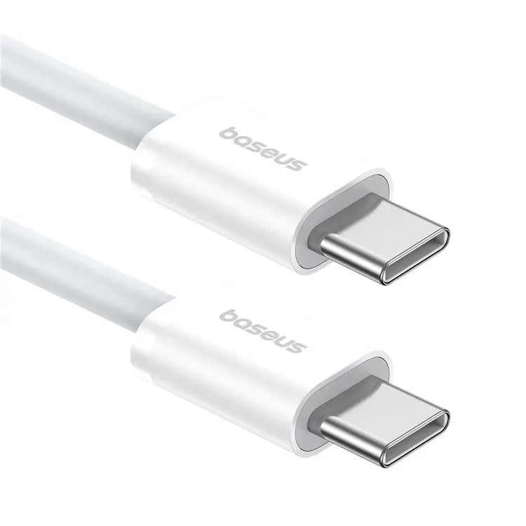 Datový kabel Baseus Superior Series 2 Fast Charging USB-C - USB-C 30W 1m, bílá