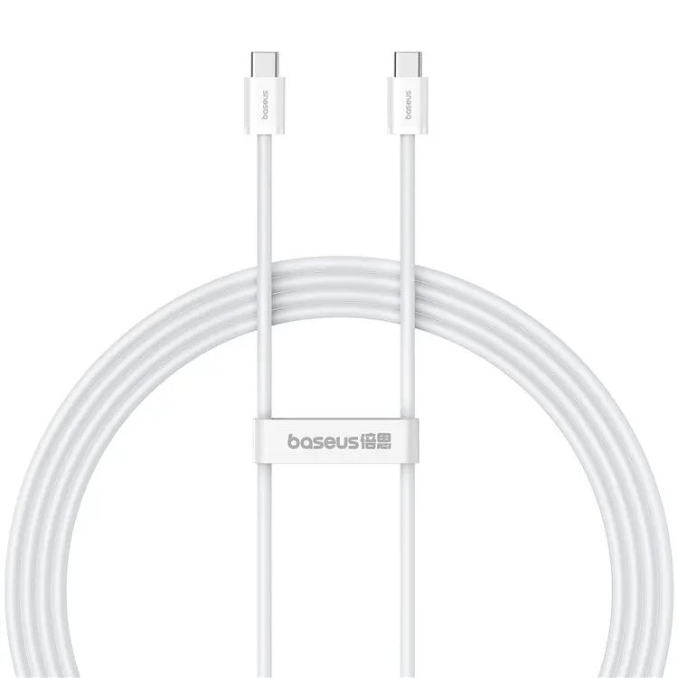 Datový kabel Baseus Superior Series 2 Fast Charging USB-C - USB-C 30W 1m, bílá