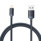 Datový kabel Baseus CAJY000001 Crystal Shine Series USB - Lightning 20W 1,2m, černá