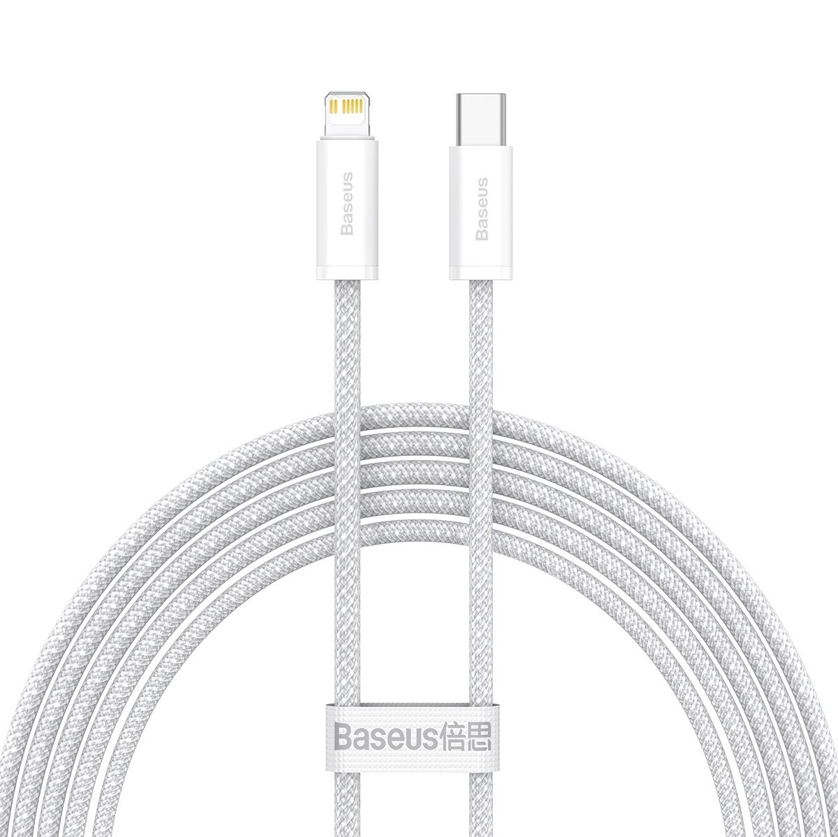 Kabel Baseus CALD000102 Dynamic Series USB-C to Lightning 20W 2m, bílá