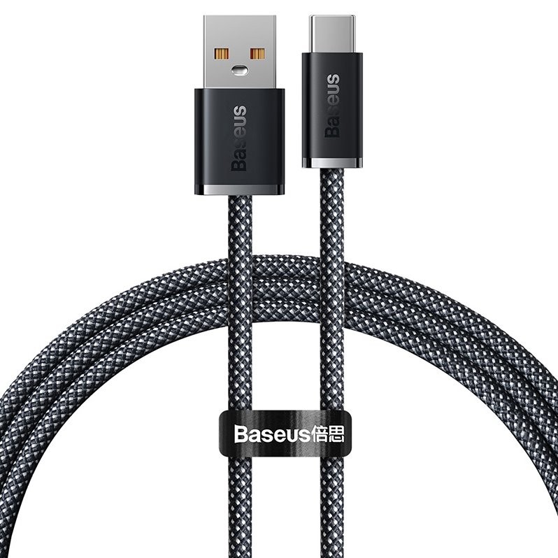 Datový kabel Baseus CALD000616 Dynamic Series Fast Charging USB - USB-C 100W 1m, šedá