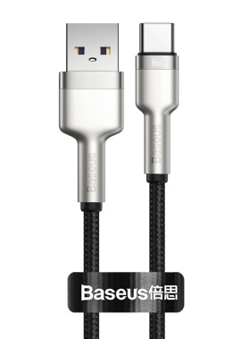 Datový kabel Baseus CAKF000001 Cafule USB-USB-C 66W 0,25m, černá
