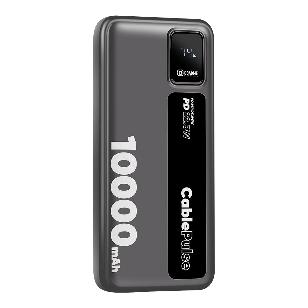 OBAL:ME CablePulse Powerbanka 10000mAh 22,5W Black