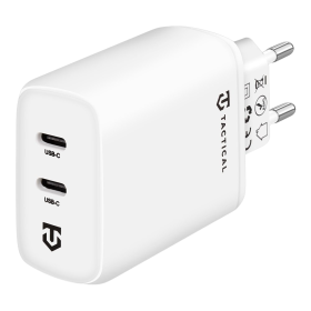Nabíjecí adaptér Tactical Base Plug Dual 40W, bílá
