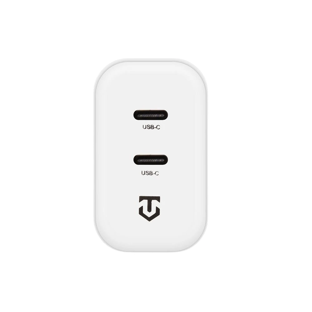 Nabíjecí adaptér Tactical Base Plug Dual 40W, bílá