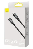 Datový kabel Baseus CATYS-C01 Superior Fast Charging USB-C - USB-C 100W 2m, černá