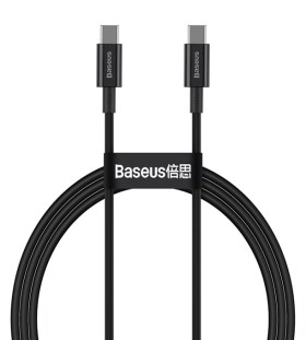 Datový kabel Baseus CATYS-C01 Superior Fast Charging USB-C - USB-C 100W 2m, černá