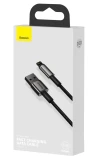 Kabel Baseus CALWJ-01 Tungsten Gold Lightning 2.4A 1m, černá