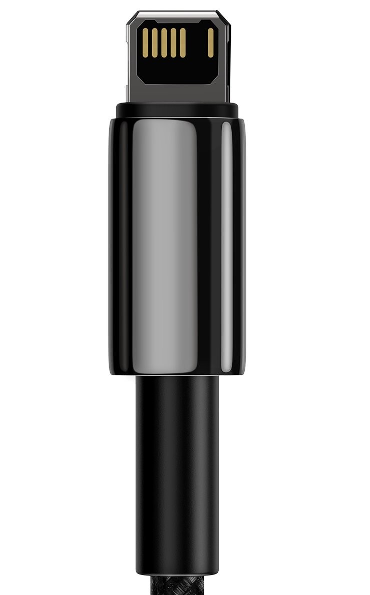 Kabel Baseus CALWJ-01 Tungsten Gold Lightning 2.4A 1m, černá
