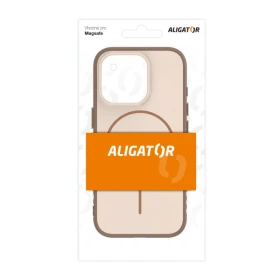 Pouzdro ALIGATOR MagFit pro Apple iPhone 15, béžová