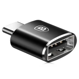 Adaptér Baseus CATOTG-01 z USB-A na USB-C, černá 