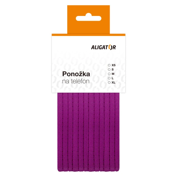Ponožka na telefon L, fialová