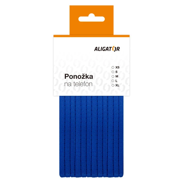 Ponožka na telefon L, safírová