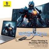 Dokovací stanice Baseus Metal Gleam II Series 10v1 USB-C HUB Cosmic, černá