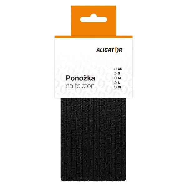 Ponožka na telefon S, černá
