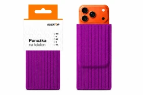 ALIGATOR ponožka na telefon S, fialová