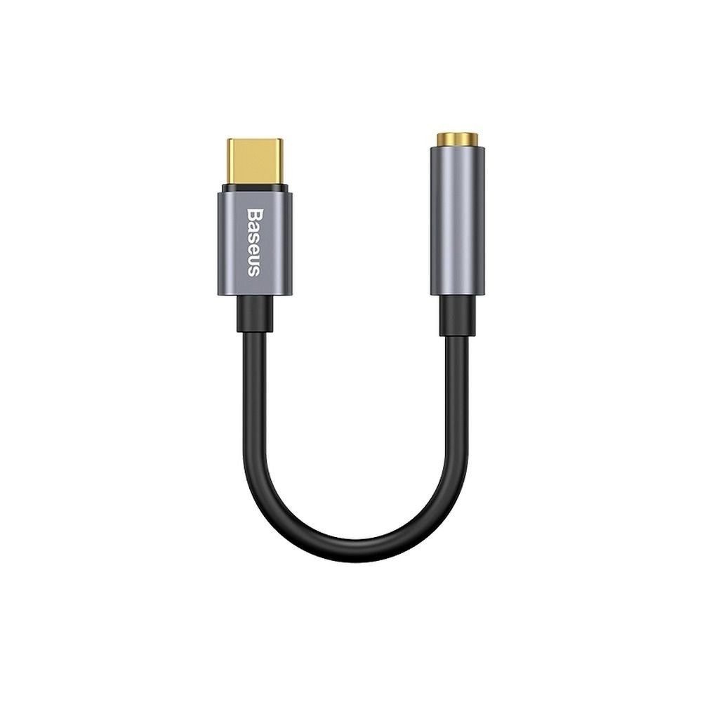 Kabelová redukce Baseus CATL54-0G z USB-C na 3,5mm Audio Jack L54, šedá